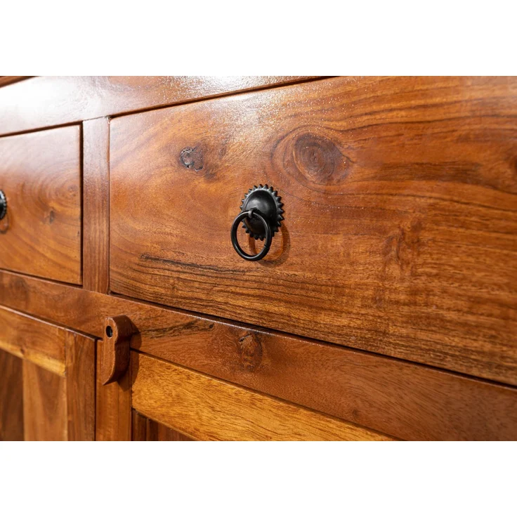 Sideboard Akazie 160x45x85 honig lackiert OXFORD #0902 – Bild 5