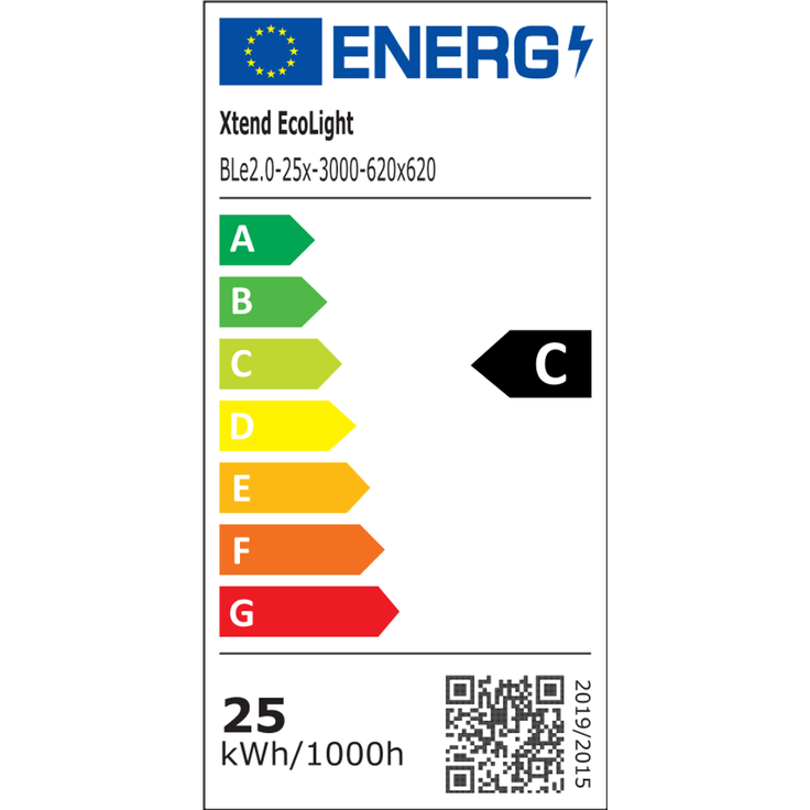 5x LED Panel 62x62cm Warmweiß 3000K 25W LED Deckenleuchte LED Rasterleuchte 140lm BLe2.0 – Bild 8
