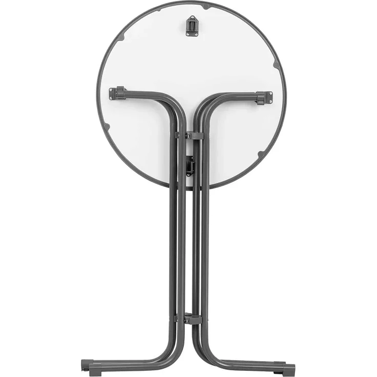 Royal Catering Bistrotisch Ø 80 cm Stehtisch klappbar Bistro Tisch Bartisch Gastro rund grau – Bild 6