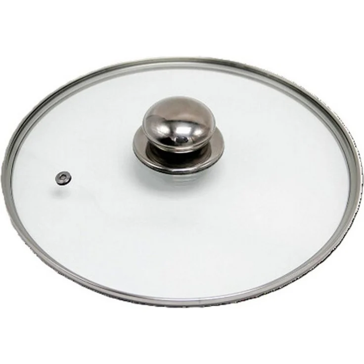 Michelino Universal-Glasdeckel ø24 cm mit Dampfauslass & Edelstahlknopf – Bild 3