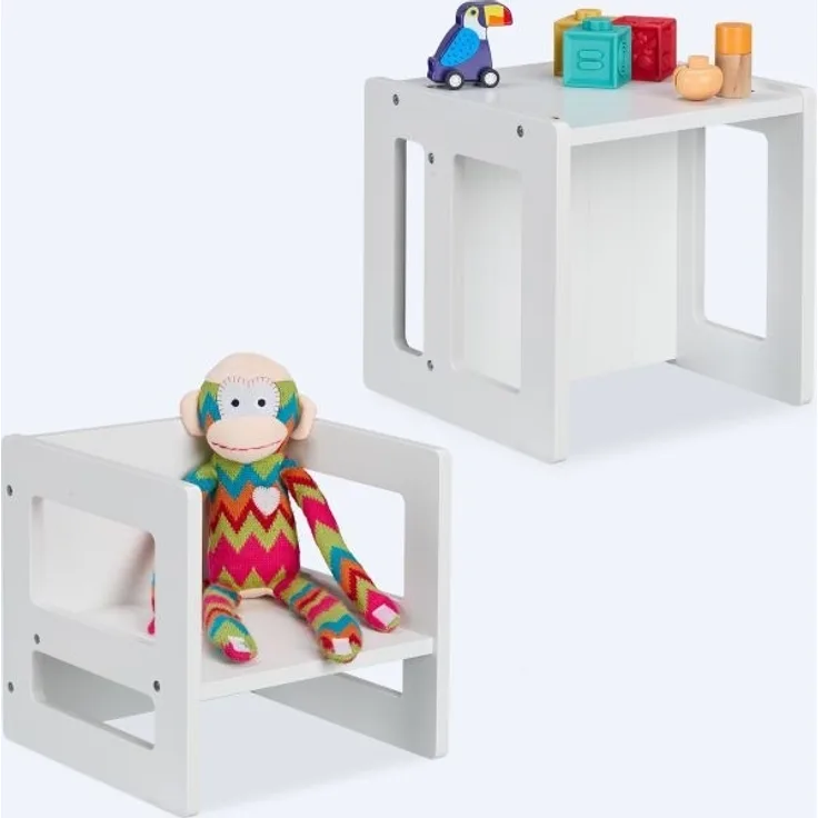 Wendbarer Sitzhocker für Kinder 2er Set 10051357