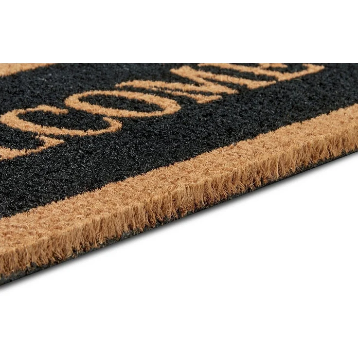 HANSE Home Fußmatte Mix Mats Kokos Welcome Border, Türmatte, rechteckig, Höhe: 15 mm, Kokos, Schmutzfangmatte, Outdoor, Rutschfest, Innen, Kokosmatte, Flur – Bild 3