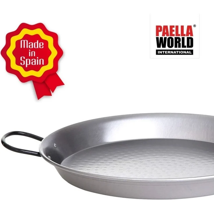 Paella-Pfanne Stahl poliert Ø 28 cm – Bild 1