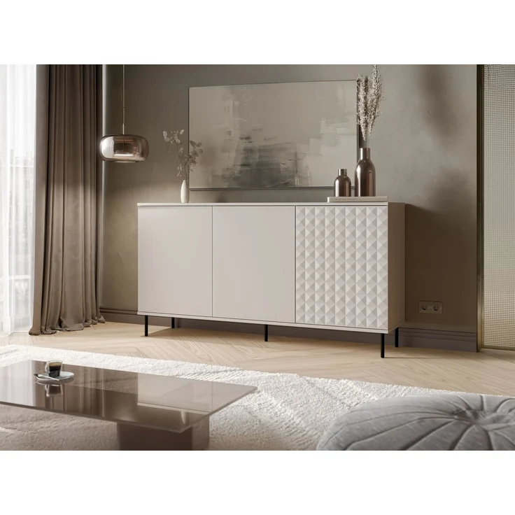 Kommode Leo 160 (Farbe: Cashmere) – Bild 2