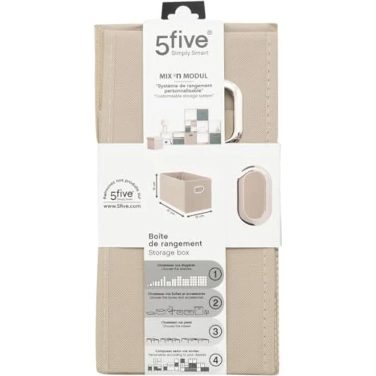 5five Aufbewahrungsbox rechteckig 15 x 31 x 15 cm – Bild 2