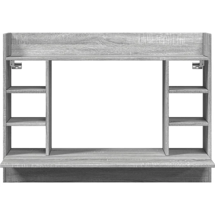 vidaXL Wand-Schreibtisch Grau Sonoma 105x48x75 cm Holzwerkstoff 847973 – Bild 3