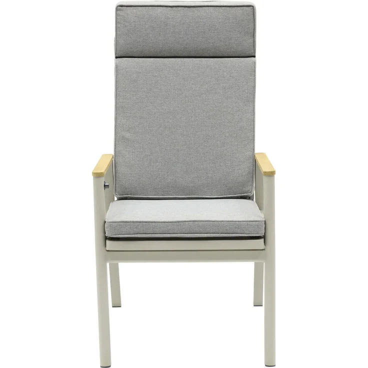 LC Garden 'Mira' Gartenstuhl, 4 Stk, verstellbar, Taupe, 109 x 60 x 67 cm – Bild 1