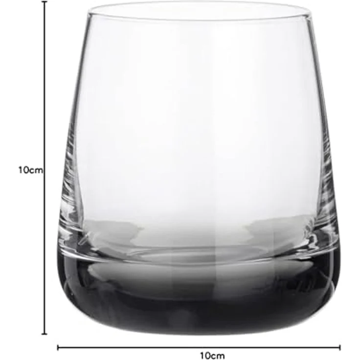 Broste Copenhagen Glas Trinkglas SMOKE klar/grau 0,35 l, Mundgeblasenes Glas, Smoke Glas – Bild 2