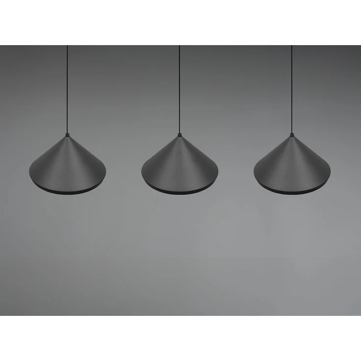 Trio LED-Pendelleuchte Laguna 200 x 70 cm warmweiß-neutralweiß schwarz – Bild 7