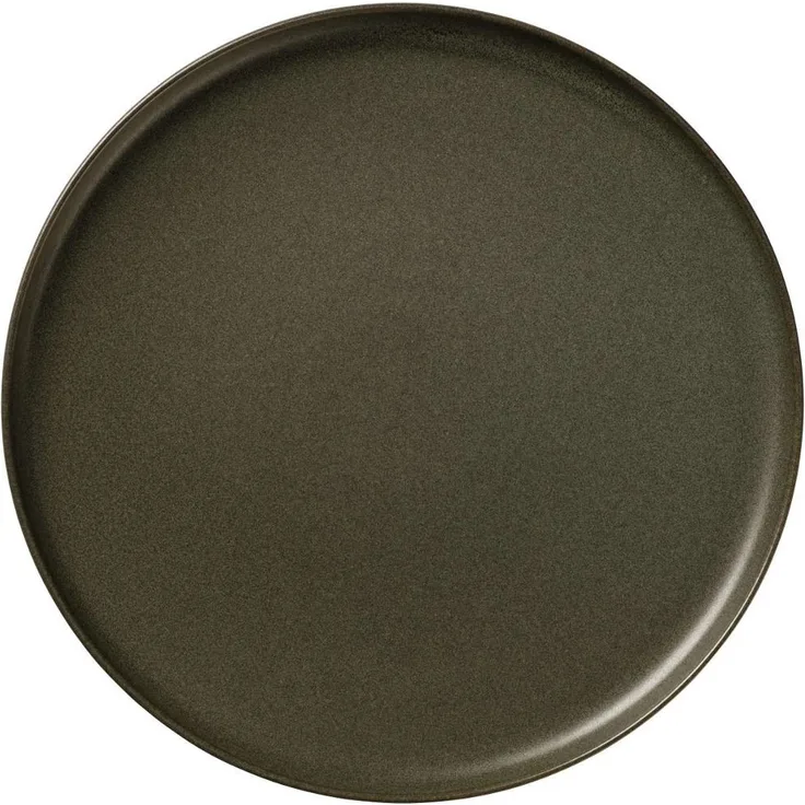 ASA Selection coppa nori Dessertteller, Dessert Teller, Kuchenteller, Porzellan, Grün, Ø 21 cm, 19140192