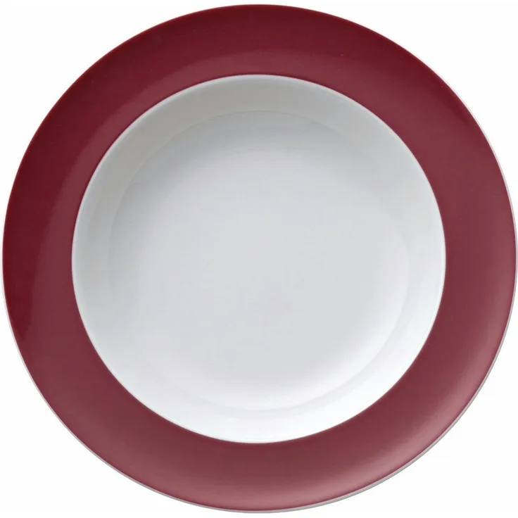 Suppenteller 23 cm Sunny Day Fuchsia Thomas Porzellan Suppenteller - Mikrowelle geeignet, Spülmaschinenfest