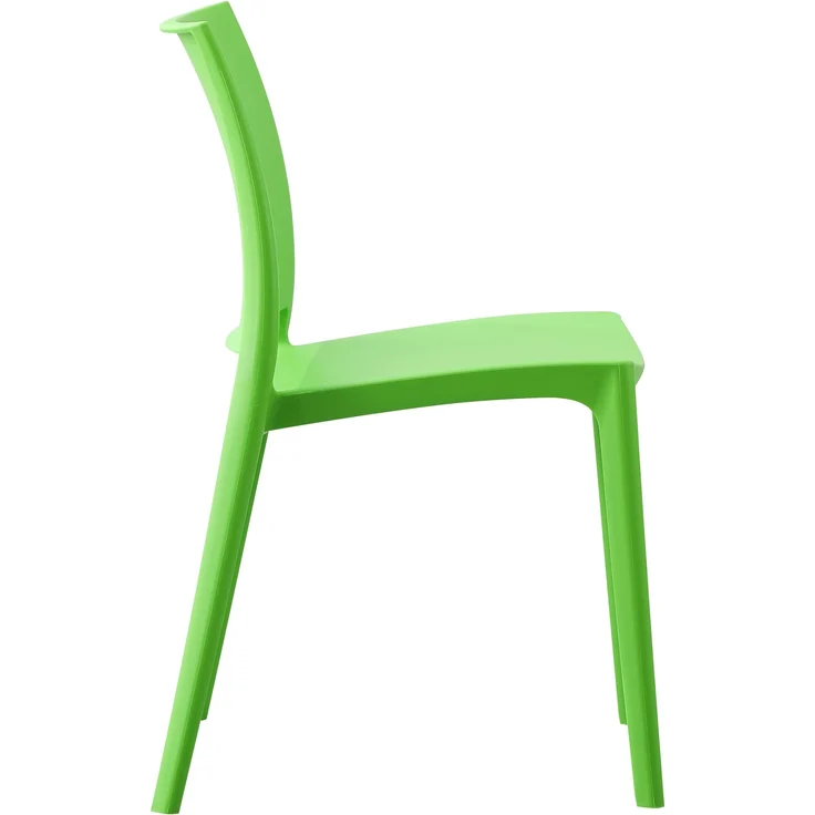 CLP Gartenstuhl Meton mit Lehne stapelbar wetterfest UV-beständig bis 150 kg,grün – Bild 5