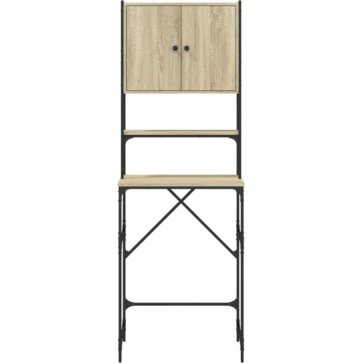 vidaXL Waschmaschinenschrank Sonoma-Eiche 68x48,5x194 cm 838974 – Bild 7