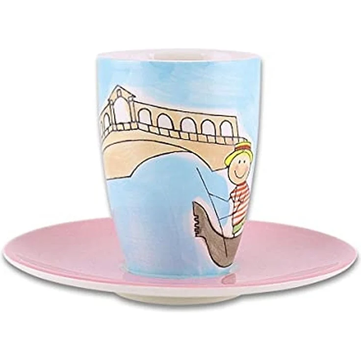 Mila Espressotasse Mila Keramik Espresso-Tasse mit Untere Venedig, Keramik – Bild 3