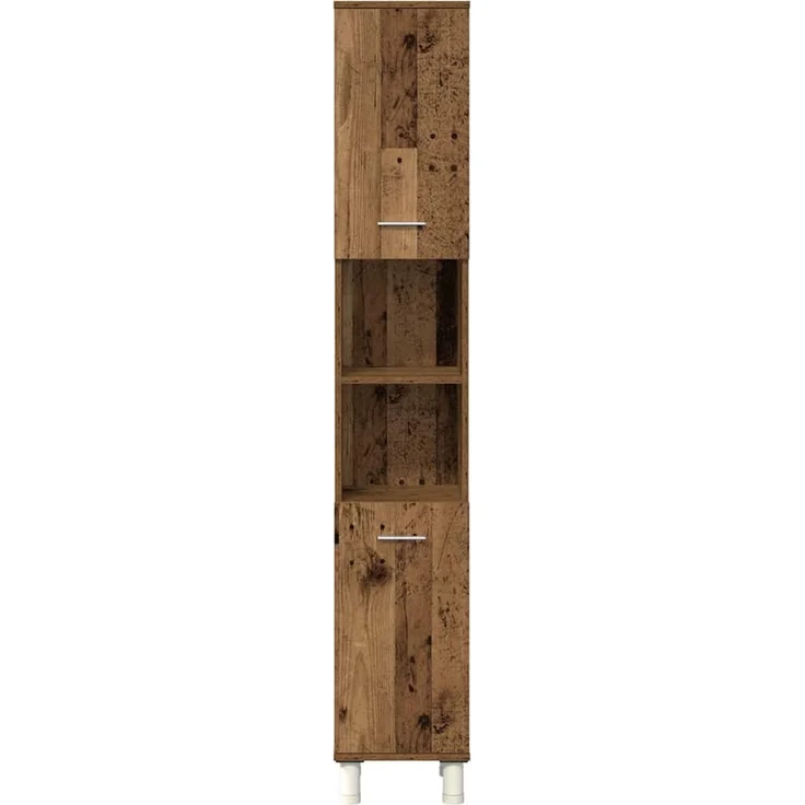 vidaXL 4-tlg. Badmöbel-Set Altholz-Optik Holzwerkstoff 3328557 – Bild 6