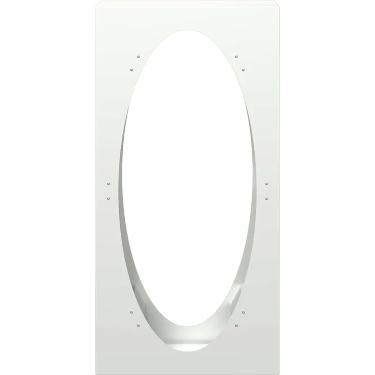 vidaXL Brennholzregal Weiß 50x23x100 cm Kaltgewalzter Stahl 864182 – Bild 5