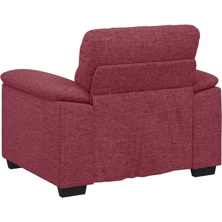vidaXL Sessel Weinrot 100x81x84 cm Stoff 4105290 – Bild 5