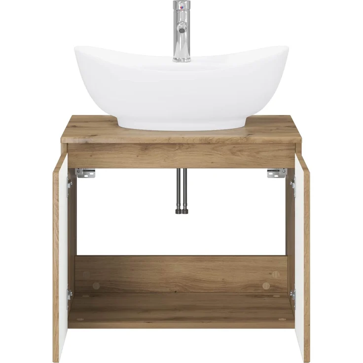vidaXL Badezimmermöbel-Set Artisan-Eiche Holzwerkstoff 3404349 – Bild 3