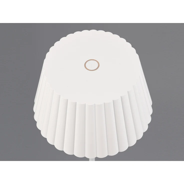 2er SET Akku LED Tischlampen kabellos für Innen & Außen, Weiß - Höhe 39cm – Bild 5