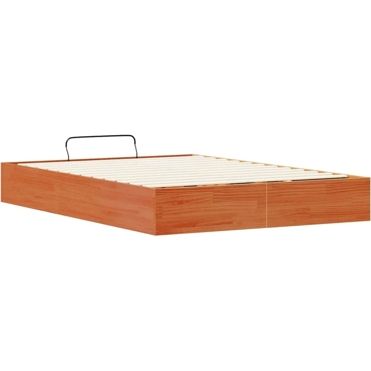 vidaXL Ottoman Bettgestell mit Stauraum Wachsbraun 120x190 cm 3418776 – Bild 8