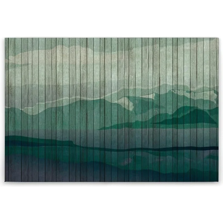 Leinwandbild Landschaft Grün 90x60 DD120460 Keilrahmenbild Wandbild Berge – Bild 7