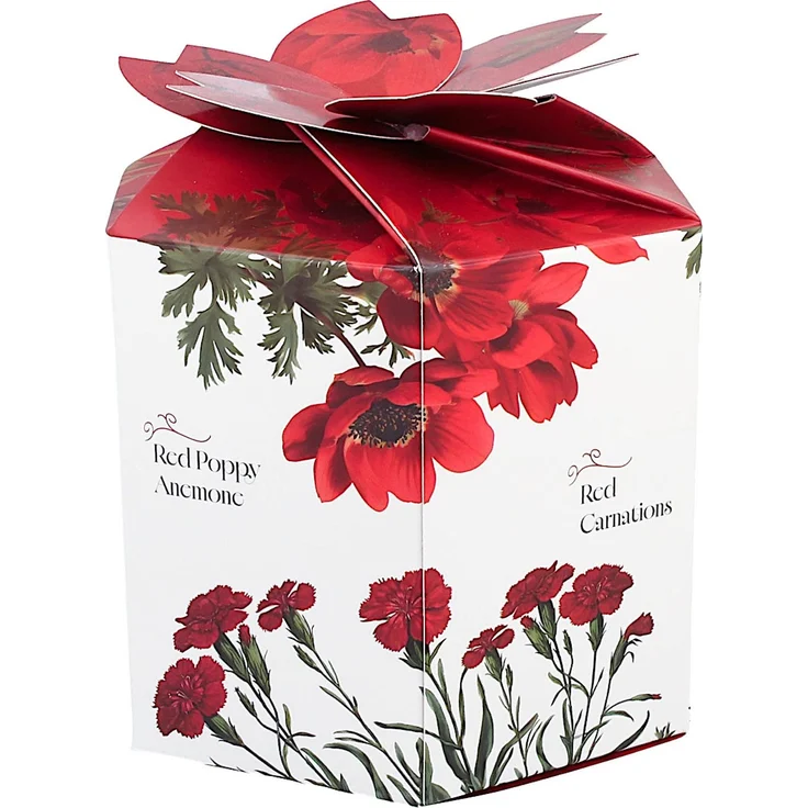 DUO Spring in bloom Becher 460 ml RED FLOWERS in dekorativer Box, New Bone China Porzellan – Bild 6