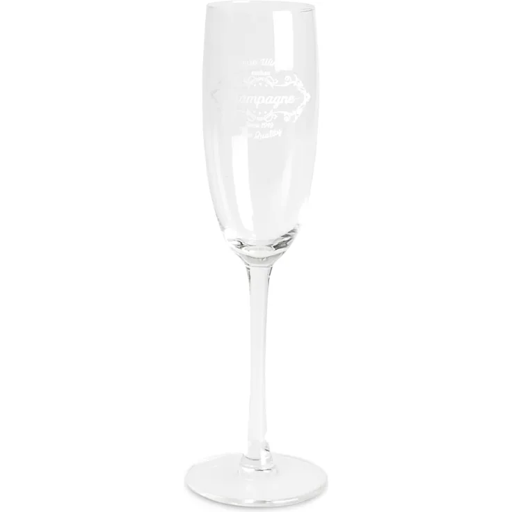 Excelsa Fine Quality Set 6 Flute, Glas, transparent