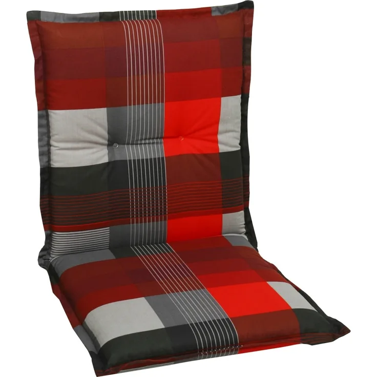 GO-DE Niederlehner-Auflage 100x50x8 cm rot Sitzkissen Sitzpolster Sitzauflage