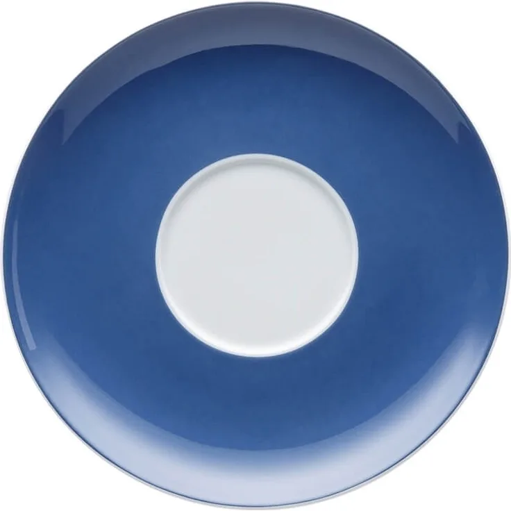 Cappuccino-Untertasse Sunny Day Nordic Blue Thomas Porzellan Cappuccinotasse - Mikrowelle geeignet, Spülmaschinenfest