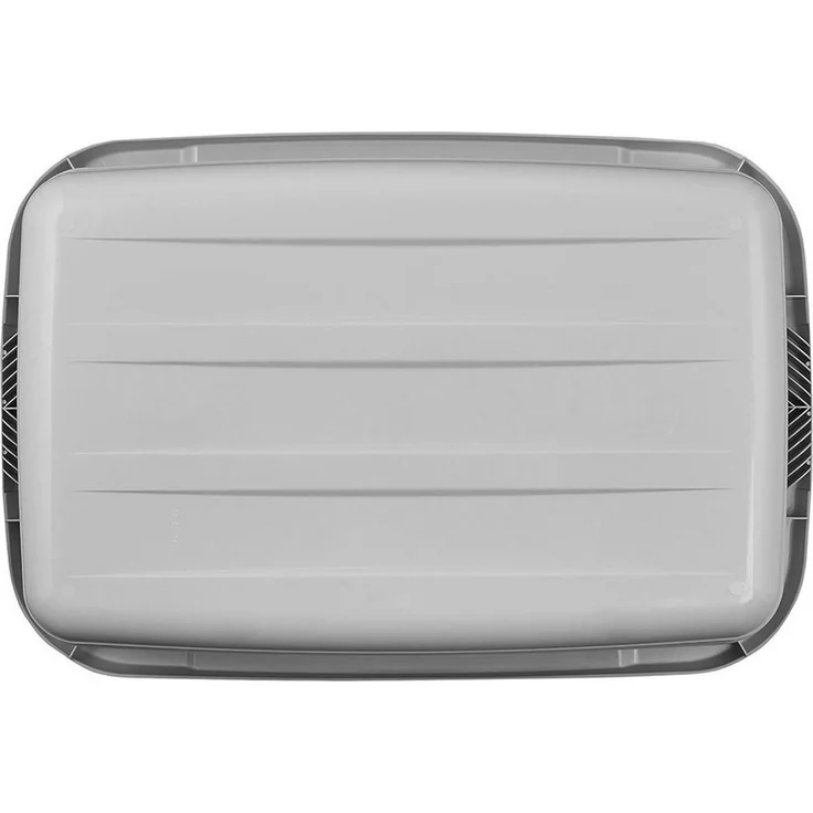 keeeper Wäschewanne, Stabiler Kunststoff, 52 l, Aenna, Nordic Grey, cca 65 x 44 x 28 cm – Bild 2