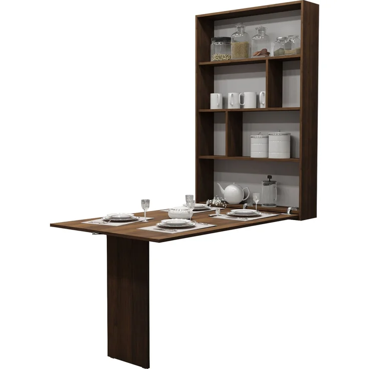 Wandtisch Albi (Farbe: Nuss Warmia) – Bild 1