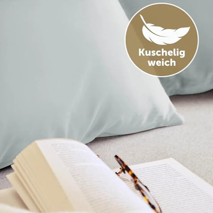 Blumtal Kissenbezug 2er Set - dekorativer Samt Kissenbezug mit verstecktem Reißverschluss, Kissenhülle für Zierkissen, waschbar – Bild 4