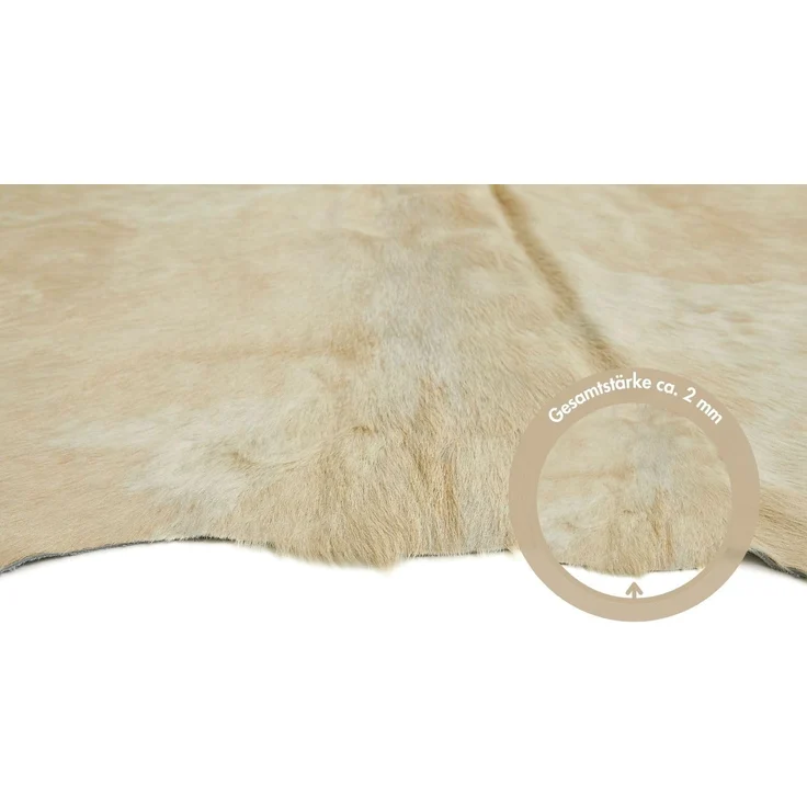 LUXOR living Fellteppich Rinderfell, fellförmig, Höhe: 2 mm, echtes Rinderfell, Naturprodukt - daher ist jedes Fell ein Einzelstück – Bild 5
