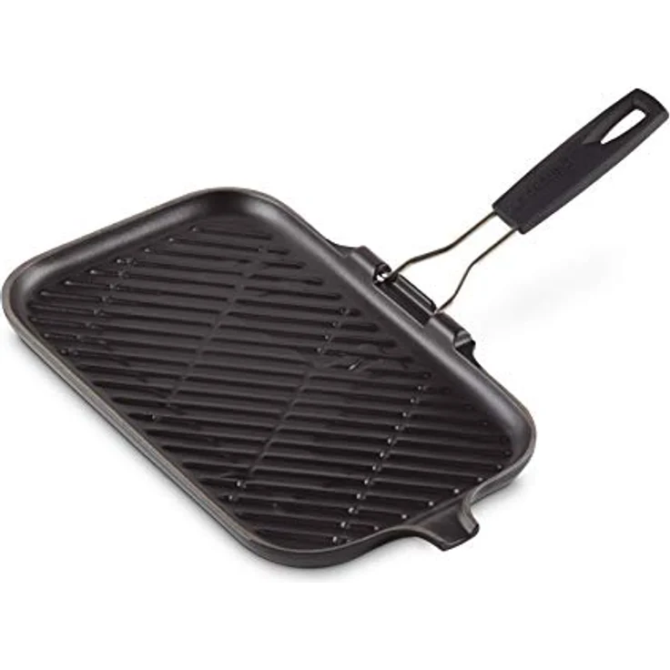 Steakgrillpfanne Rechteckig Schwarz Gusseisen Le Creuset - GasBackofen geeignet – Bild 2