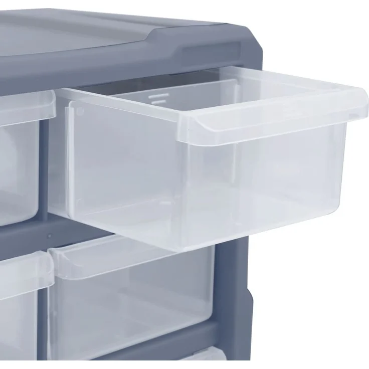 vidaXL Multi-Schubladen-Organizer 18 Schubladen 38x16x47 cm 149598 – Bild 8