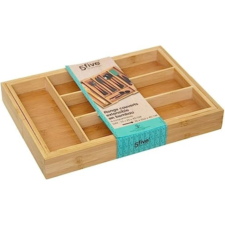 5five Besteckkasten 5five Wood Bamboo (34 x 25 x 4 5 cm) – Bild 2