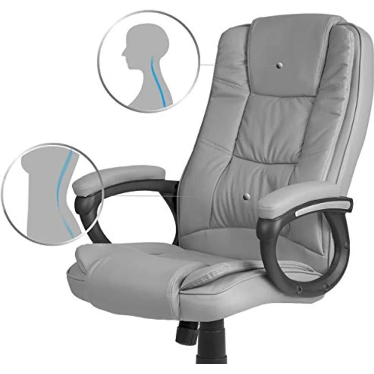Sofotel Porto Chair, Kunstleder, Grau, Standard – Bild 8