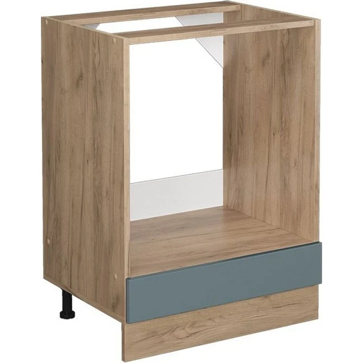 Herdumbauschrank R-Line Blau-Grau 60 cm ohne Arbeitsplatte Vicco – Bild 1