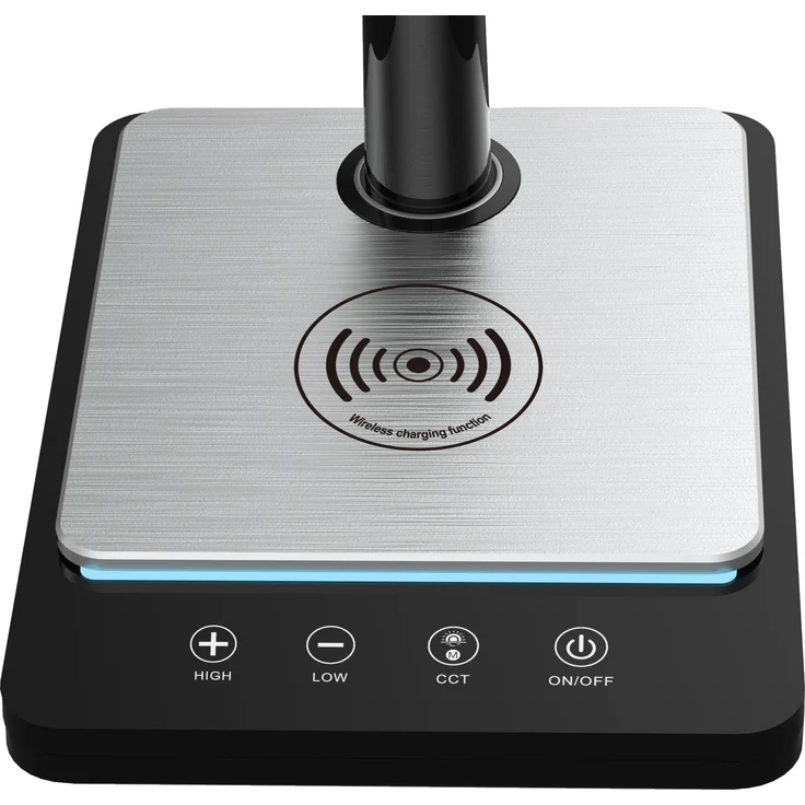 Maxcom ML3100 Porto Moderne LED-Stehlampe Tischlampe mit 48 LEDs und 3 Helligkeitsmodi Schwarz – Bild 2