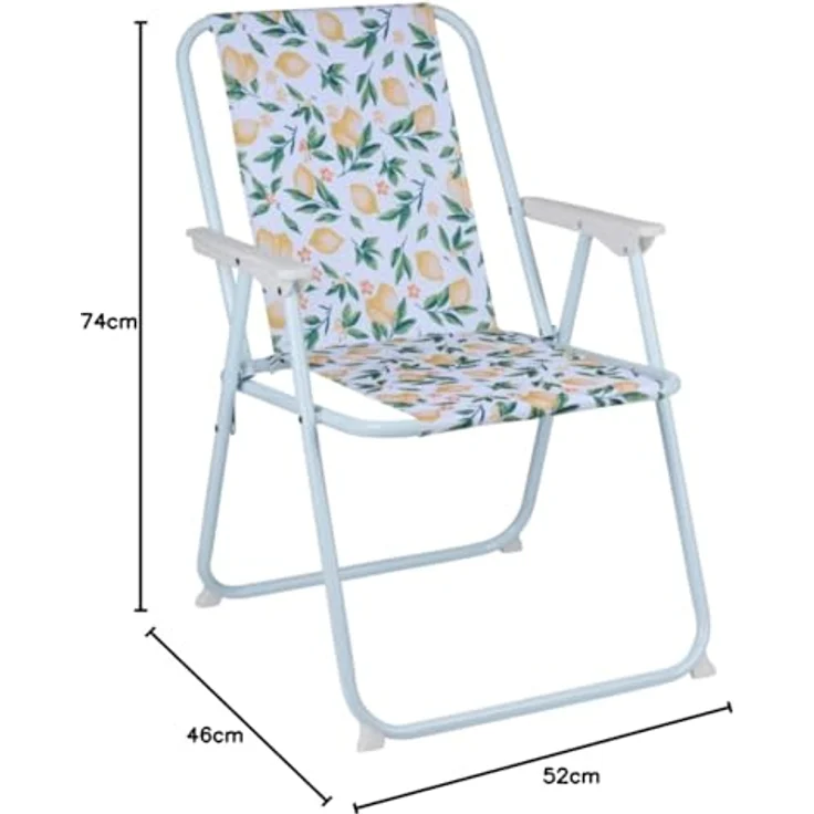 Arti Casa Campingstuhl - Klappbarer Outdoor-Stuhl - 70x71x88 cm – Bild 3