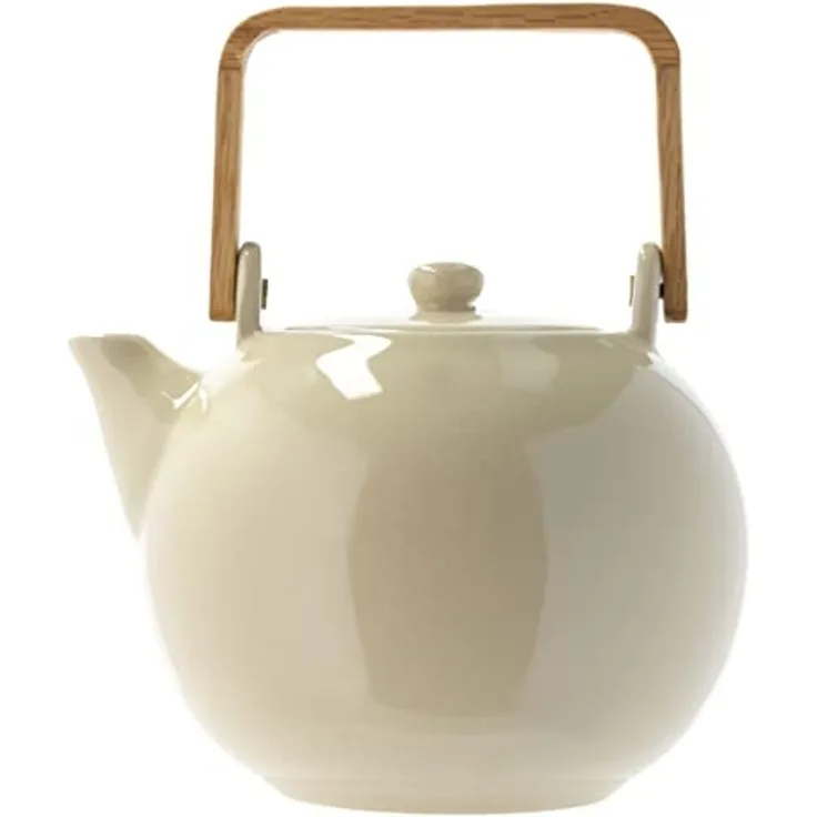 Bitz Teekanne sand mit Teesieb 1,2 l