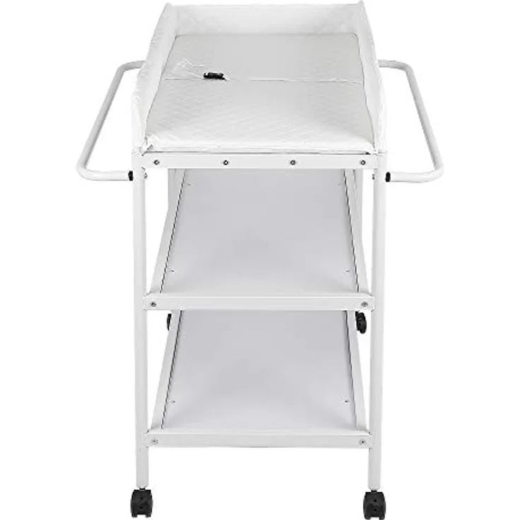 Faltbare Wickelauflage für Neugeborene mit stabiler Struktur, tragbare Wickelauflage mit Stauraum, Massagetisch mit Netztaschen und platzsparend, antibakteriell – Bild 5