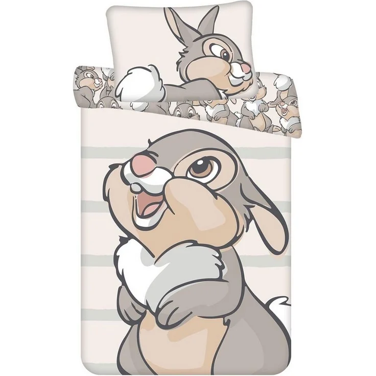 Bambi Baby Bettwäsche Disney Klopfer 100x135 cm 100% Baumwolle – Bild 5