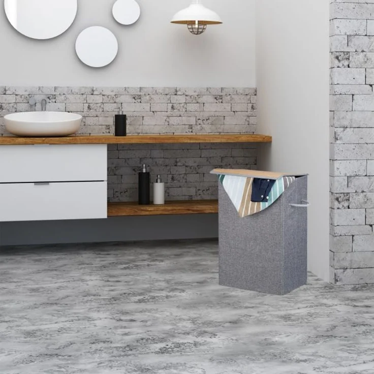 Wäschekorb mit Klettdeckel – Bild 3