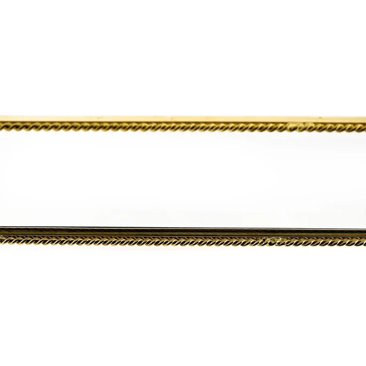 Schmuck- und Dekobox mit Spiegelboden, 30 x 40 x 8 cm - Gold – Bild 5