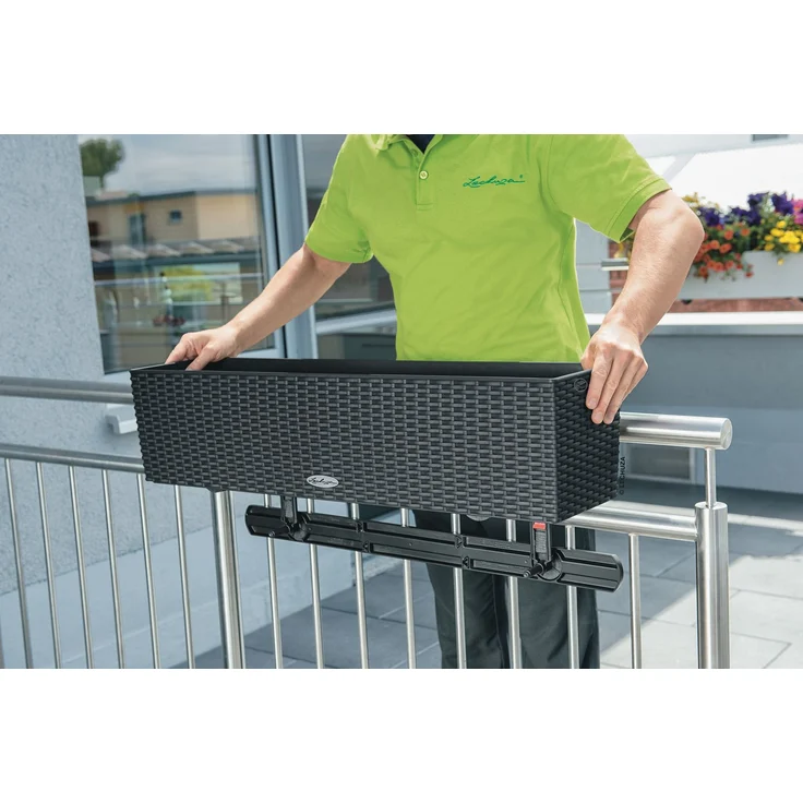 Lechuza Balkonkasten BALCONERA Cottage 80 cm, granit – Bild 9