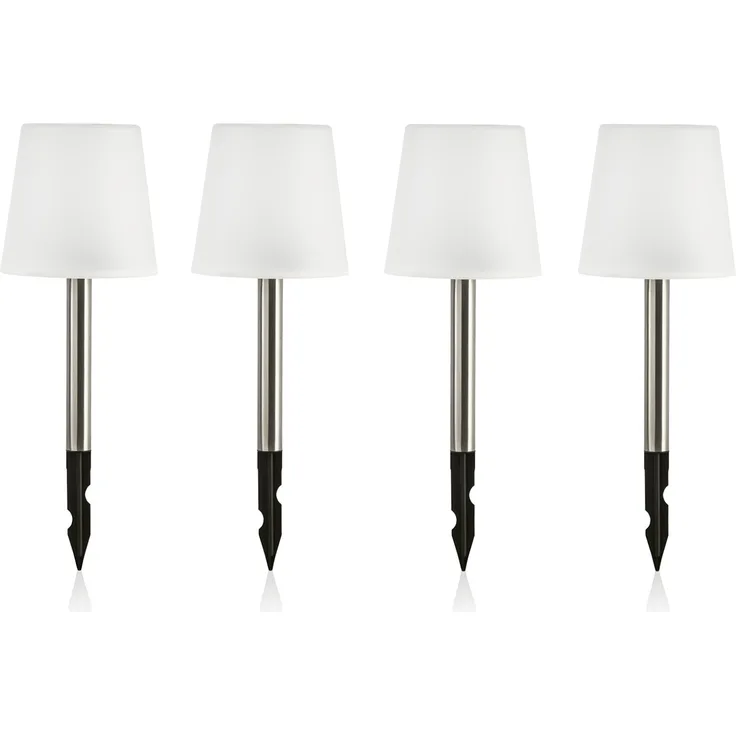 EASYmaxx Solar-Leuchte Schirm - 4er Set
