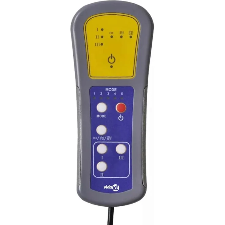 vidaXL Massage-Relaxsessel, cremefarbener Stoff 3205813 – Bild 10