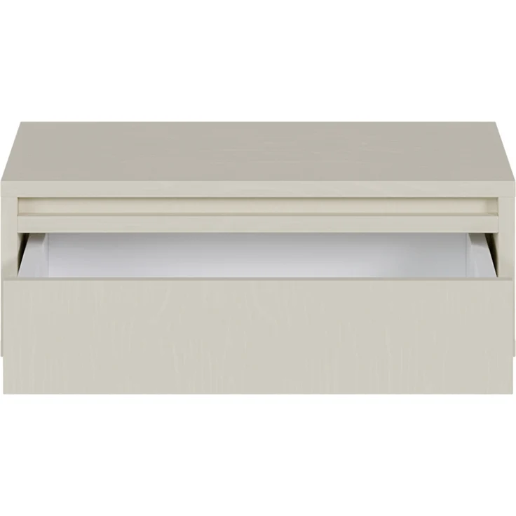 Selsey 'Evo' Nachtkonsole mit Schublade, beige, ca. 17 x 50 x 34 cm – Bild 4