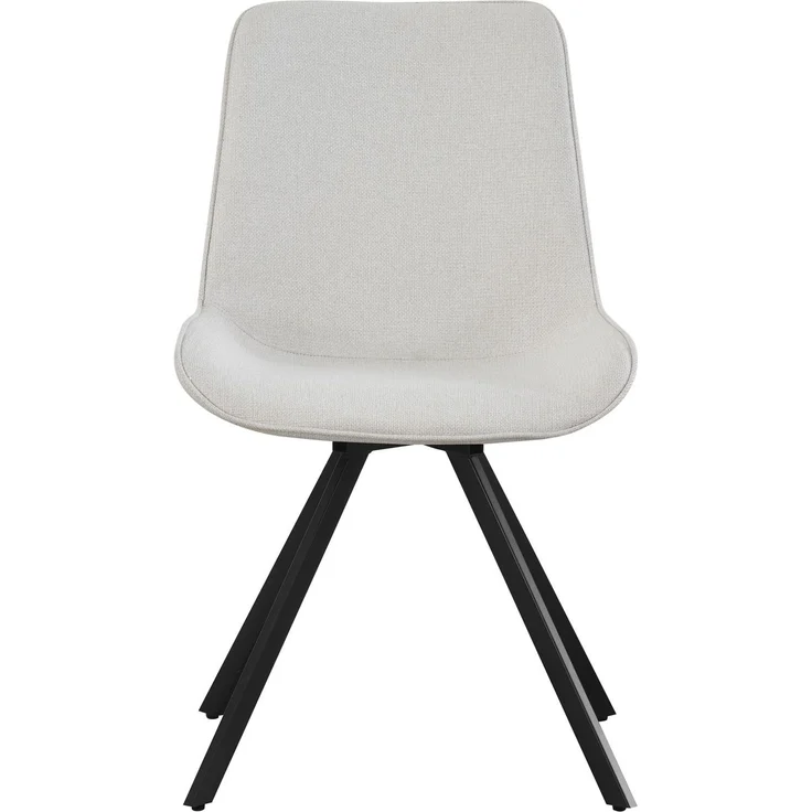 Drehstuhl 2er Set Rio Stühle in Creme - gemütliches Design - B/H/T: 52x85x61 cm – Bild 4